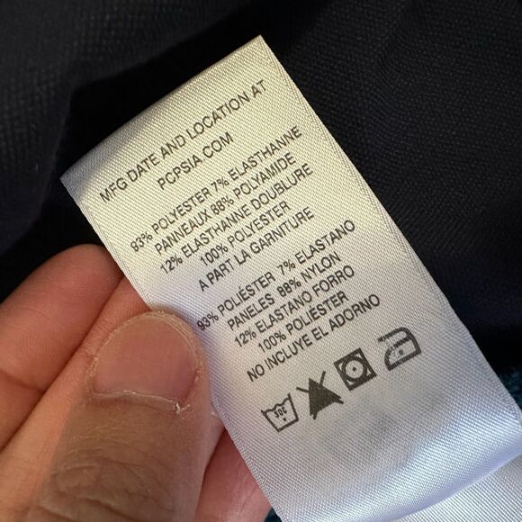 PATAGONIA Adze Hybrid Jacket Navy Blue Polartec Full Zip Stretch Outdoor - Picture 11 of 14